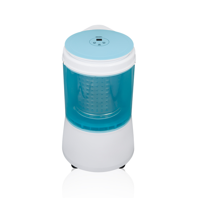 Mini lave-linge de 3 kg, lave-linge de comptoir, taille compacte, cuve d'essorage en acier inoxydable.